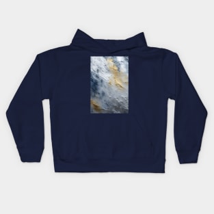 Abstract Golden Marble Texture - 3 Kids Hoodie